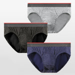 3-pack Men's Antibacterial Pure Cotton Sexy Sports Breathable Underwear