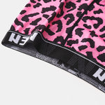 4-Pack Men's Leopard Print Mid-Rise Breathable Trunks
