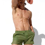 Men's Non-Lined Translucent Sexy Beach Shorts