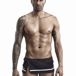 Men's Stylish Homewear Cotton Toweling Side Slit Shorts