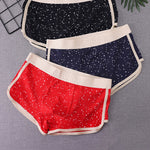 4-pack Men's Starry Sky Pure Cotton Personality Trendy Youth Boxer Briefs