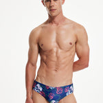 Vibrant Quick-Dry Swim Briefs for Men
