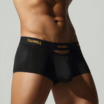 2 Pack Men's Soft Touch Mid-Rise Cooling Minimalist Design Trunks