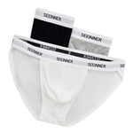 3 Pack Men's Sporty Comfy Waistband Briefs