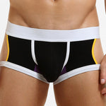 2 Pack Men's Soft Cotton Three-Hole Trunks