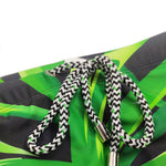 Men's Green Leaf Print Beach Bikini