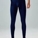 Seobean Men's Thin Autumn and Winter Essential Thermal Underwear Long Pants