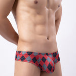 Men’s Low-Rise U-Convex Print Thong