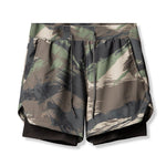 Men's Outdoor Sport Quick-Dry Breathable Double-Layer Activewear Shorts
