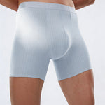 2 Pack Men's Anti-Chafing Mid-Rise Breathable Soft Boxer Briefs