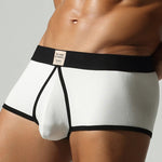 2 Pack Men’s Soft & Breathable Trunks with Supportive Pouch
