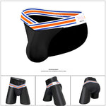 2-pack Men's Striped V-waist High-cut Briefs