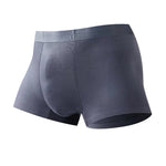 2 Pack Men's Seamless Comfort Stretch Fabric Breathable Modern Fit Solid Color Trunks