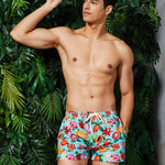 Men's Casual Breathable Print Beach Boxers