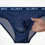 4 Pack Men's Stretch Fit Low-Rise Zero-Irritation Soft-Bound Edges Cooling Briefs