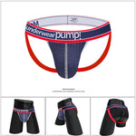 2 Pack Men's Sexy Elastic Waist Micro Mesh Cup Thong