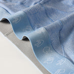 2 Pack Men's Ultra-Soft Mid-Rise High-Stretch Printed Boxers Briefs