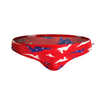 Men's Low-Rise Stylish Print Swim Briefs