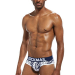 2 Pack Men's Premium Soft Cotton Sporty Cut Daily Stretch Firm Support Briefs & Jockstrap