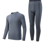 Men's Odor-Resistant Heat-Generating Fleece-Lined Base Layer Thermal Sets