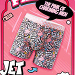 3 Pack Men's Anti-Chafing Stay-Put Fit Bold Prints Skin-Friendly Premium Cotton Boxers Briefs