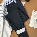 Men's Thermal Pants with Fleece Lining, Thickened Sports Base Layer Pants