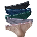 4 Pack Men's Trendy Design Solid Color Quick-Dry Breathable Thongs