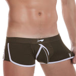 2 Pack Men's Ultra-Soft Modal Low-Rise Comfy Waistband Odor-Control Trunks