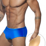 Men's Anti-Odor Sporty Cut Solid Color Swim Briefs