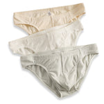 4 Pack Men's Organic Cotton Stretch Fit Workout Ready Briefs