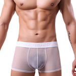 3 Pack Men's Invisible & Mesh Breathable Cooling Touch Trunks