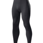 3 Pack Men's Quick-Dry Compression Breathable Activewear Tights