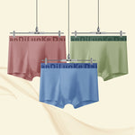 3 Pack Men's Antibacterial Seamless Boxer Briefs