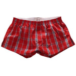 Men’s Vent Classic Plaid Cotton Boxers With Fly