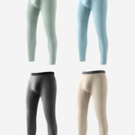 Men's Slim Stretch Cotton Antibacterial Warm-Touch Thermal Bottoms