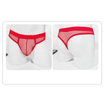 3 Pack Men's Comfort Mesh Cooling Sheer Sexy Stretch Fabric Thongs