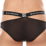 3 Pack Men's Lightweight Mesh Stretch Briefs with Dual Waistband