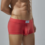 2 Pack Men's Low-Rise Solid Breathable Cotton Trunks