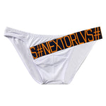 3 Pack Men's Low Rise Cotton Sexy Fashion U Convex Comfort Briefs