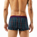 Men’s Relaxed Plaid Vent Cotton Boxers