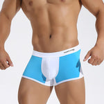 2 Pack Men's Premium Ice Silk U-Pouch Design Soft & Smooth Trunks