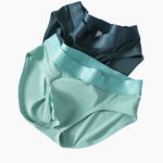3 Pack Men's Solid Color Large U-Pouch Sporty Cut Odor-Resistant Soft Briefs