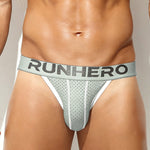 3 Pack Men's High-Cut Mesh Bikini with Contoured Pouch and Tagless Comfort