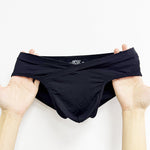 2 Pack Men's Ultra-Soft Modal Breathable Mesh Ice Silk Briefs