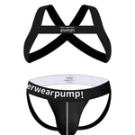 Men's Sporty Cut Anti-Chafing Stretch Fit Shoulder Strap & Underwear