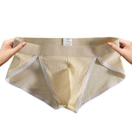 3 Pack Men's Soft Cotton High-Cut Stretch Fit Briefs