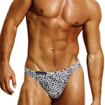 Men’s Sexy Leopard Print Pouch Briefs