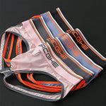 3 Pack Men's Low-Rise Ice Silk Jockstrap
