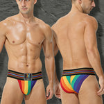 2 Pack Men's Sexy Sporty Breathable Bikini with Support Pouch