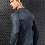 Men's Moisture-Wicking Lining No-Roll Waistband Full Coverage Activewear Tops & Tights